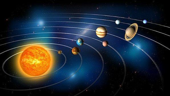 Resultado de imagem para A Terra e o sistema solar