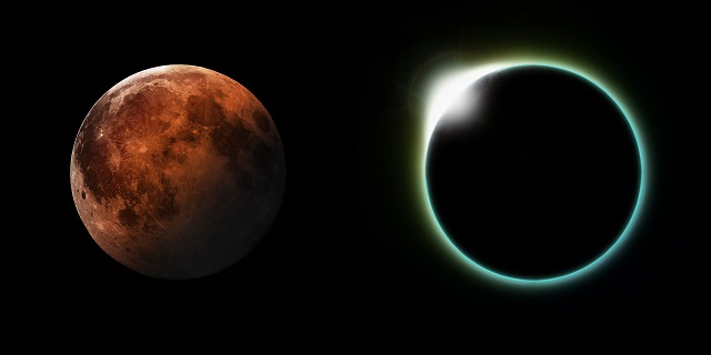 Eclipse Lunar e Solar