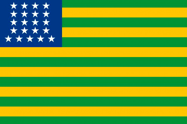 Bandeira antiga do Brasil 
